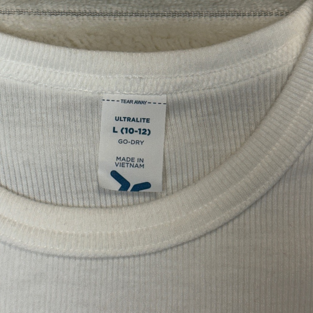 Old Navy: Set of (2) Girls UltraLite Long Sleeve Rib-Knit Tees, Size L (10-12) - Picture 4 of 16